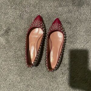 RED VALENTINO leather flats